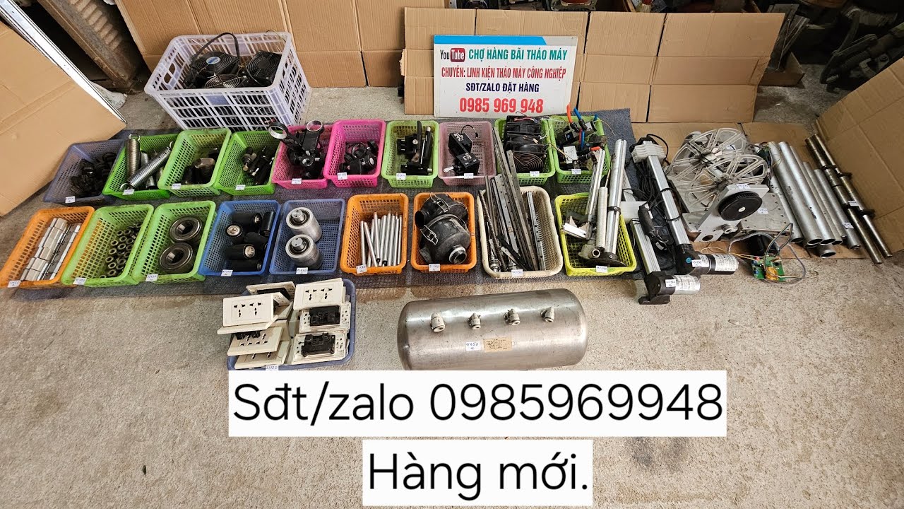 (12/3) Đồ tháo máy CNC thanh lí cho ae các bác. Sđt 0985969948