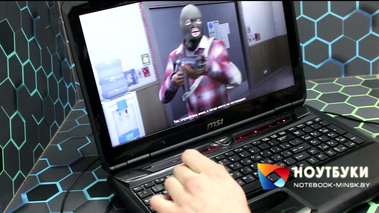 Игровой ноутбук MSI GX60 в отличном состоянии Минск Беларусь тест на GTA5