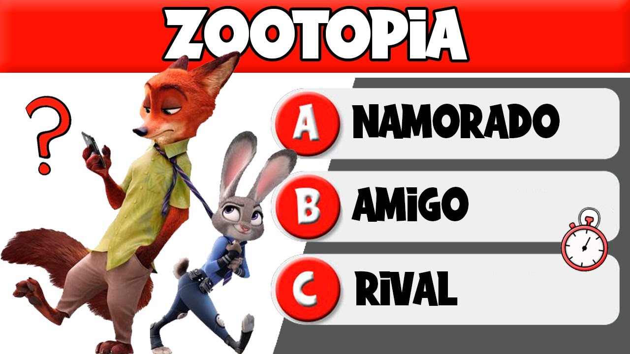 🐰 Você é um expert em ZOOTOPIA? Teste seus Conhecimentos neste Quiz 🦊 #quiz