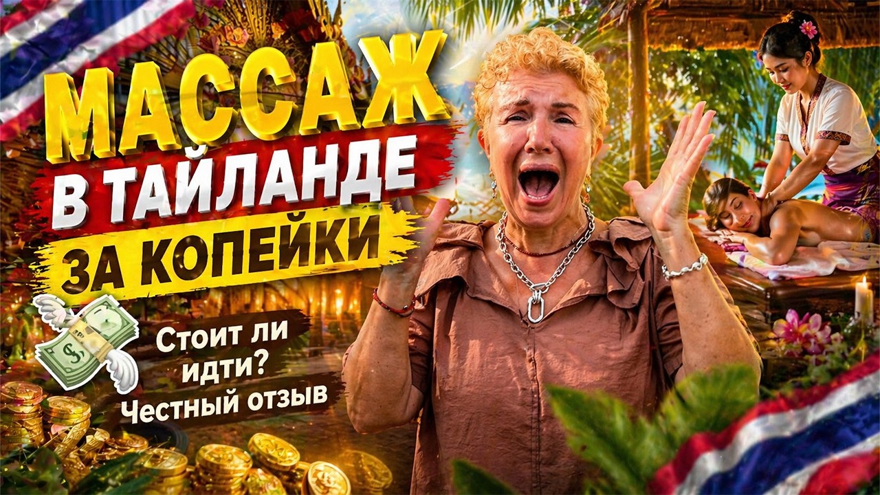 МАССАЖ В ТАЙЛАНДЕ ЗА КОПЕЙКИ 💸 Стоит ли идти? Честный отзыв