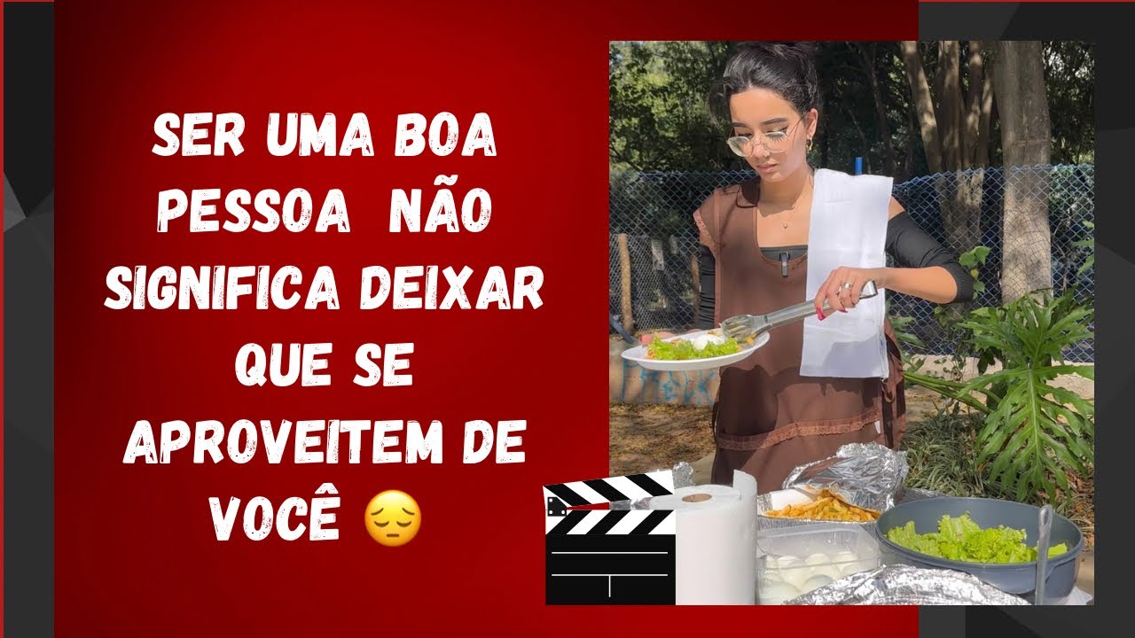 Ser uma boa pessoa  não significa deixar que se aproveitem de você 😔