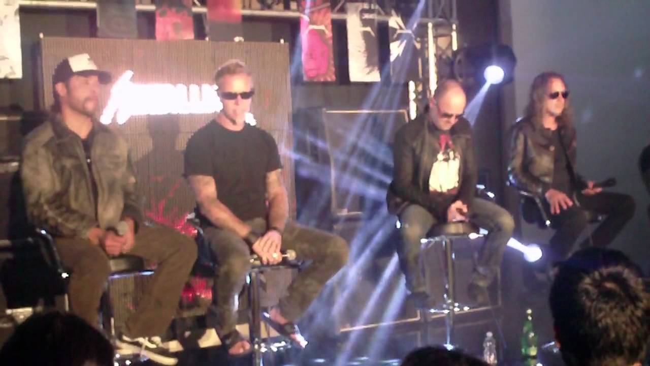 Metallica Press conference. Mexico 2012 Part 4