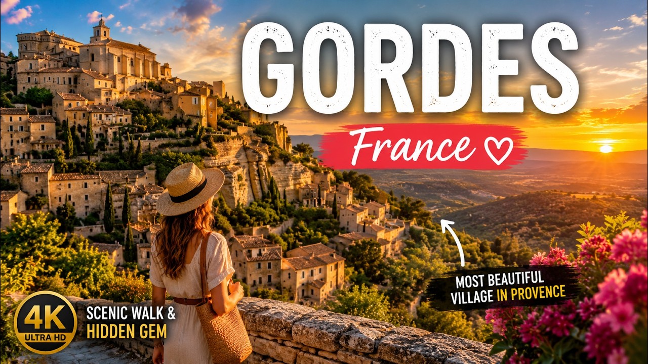 Gordes - Most Beautiful Village in Provence | Scenic Walk & Hidden Gem - English version