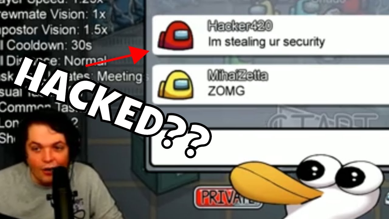 APHMAU HACKS into Our Among Us Game! Part 4
