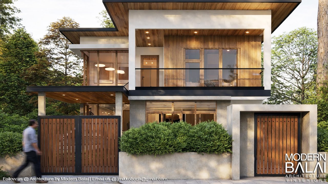 MODERN TINY HOUSE DESIGN WITH INTERIOR DESIGN | 4-BEDROOM 8.5X11 METERS | MODERN BALAI