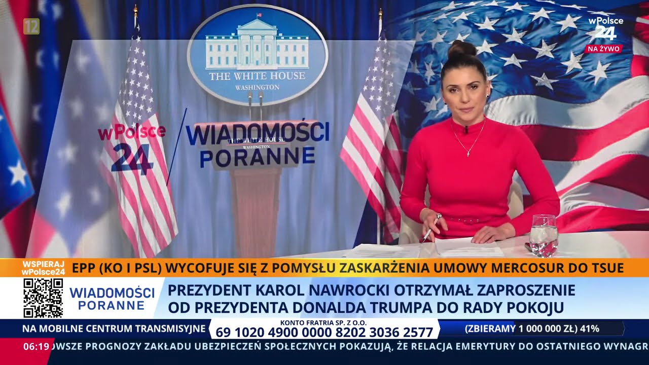 Wiadomości Poranne cz.1. 20.01.2026