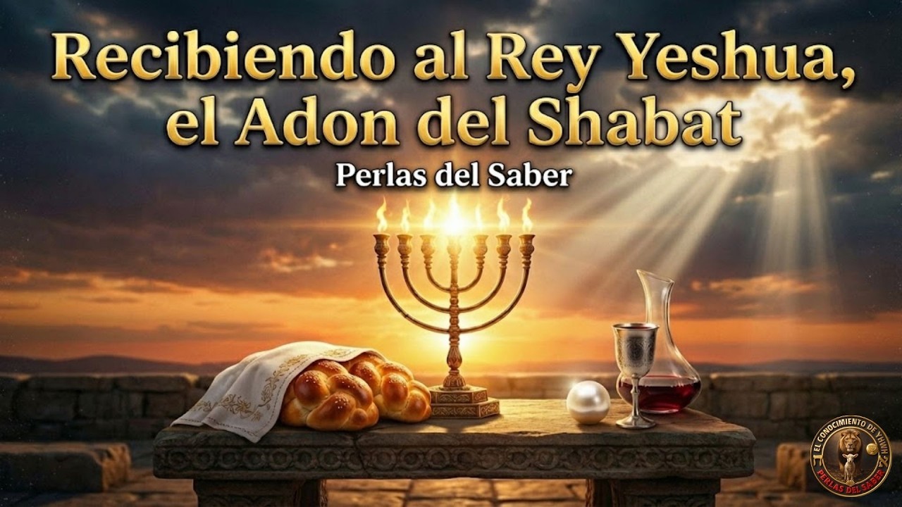 RECIBIENDO AL REY YESHÚA, EL ADON DEL SHABAT - APERTURA DE SHABAT CON PERLAS DEL SABER