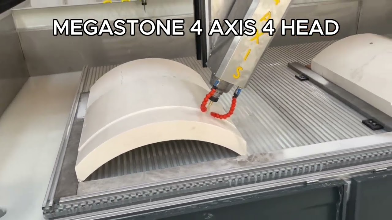 MEGASTONE 4 AXIS 4 HEAD CNC MARBLE