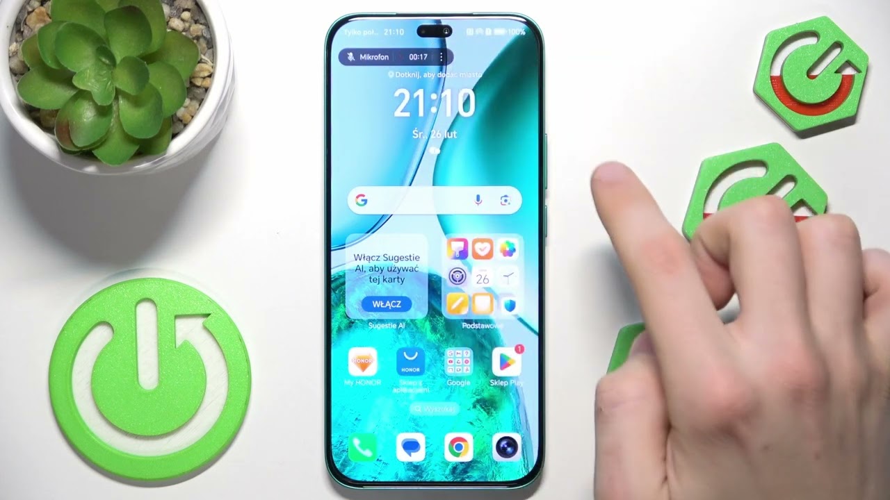 HONOR X8c - Nagrywanie ekranu | Rejestruj aktywność