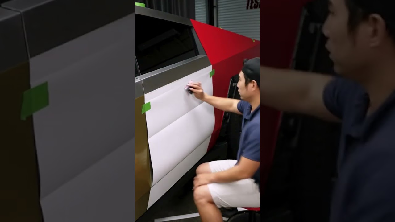 Beginner-friendly DIY wraps for Cybertruck - Yep, you can do it too!