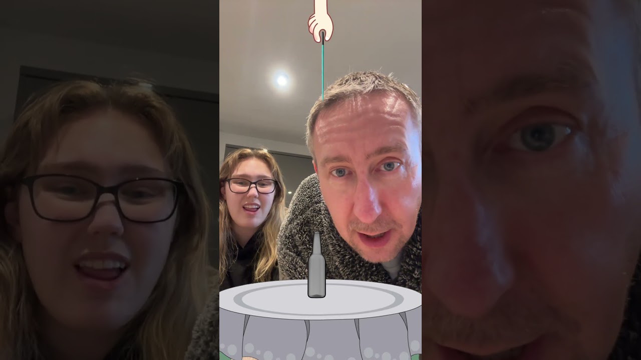 Who did the best? 🤔😂#filter #tiktokfilter #filterchallenge #nailbottlechallenge #dadandcloshow