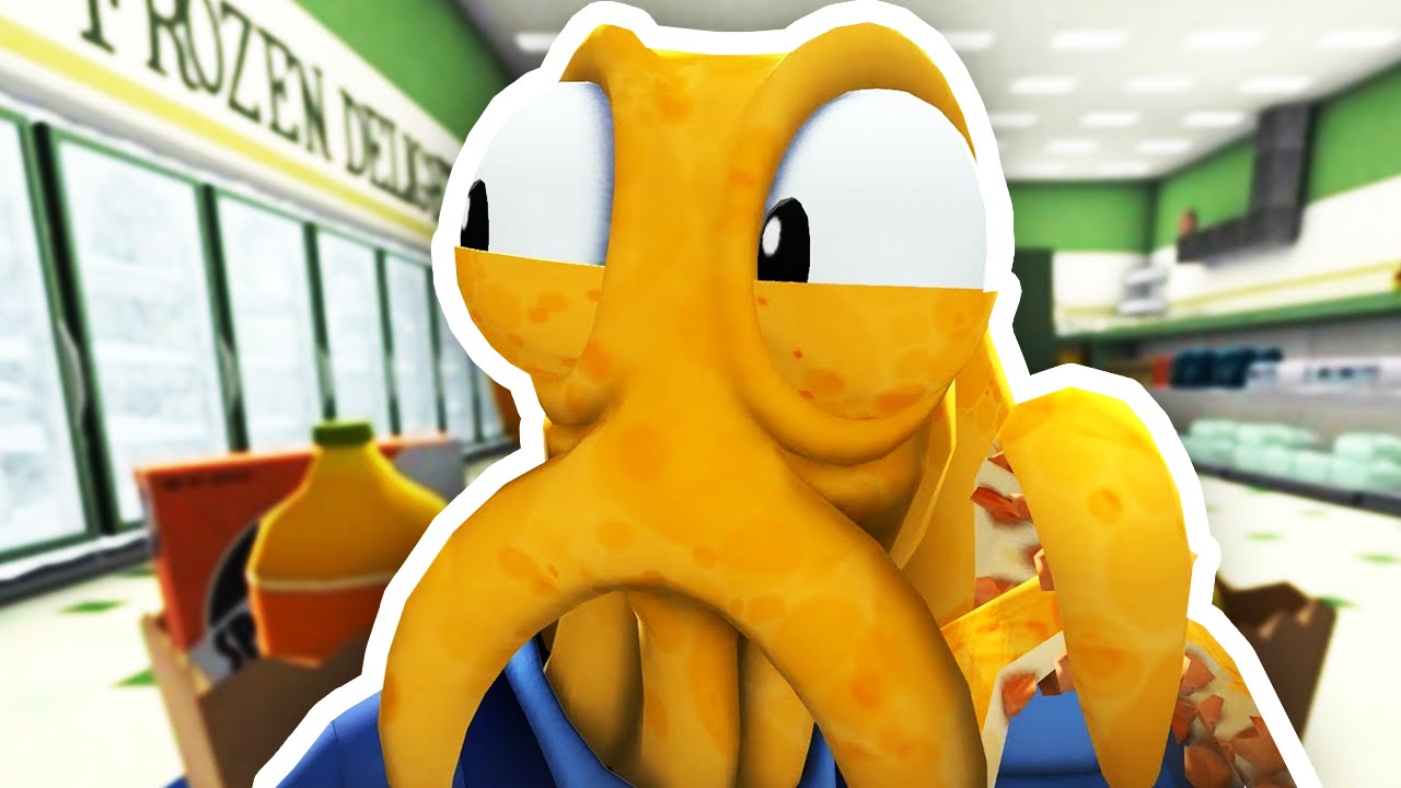 STEALING AT THE GROCERY STORE!! | Octodad