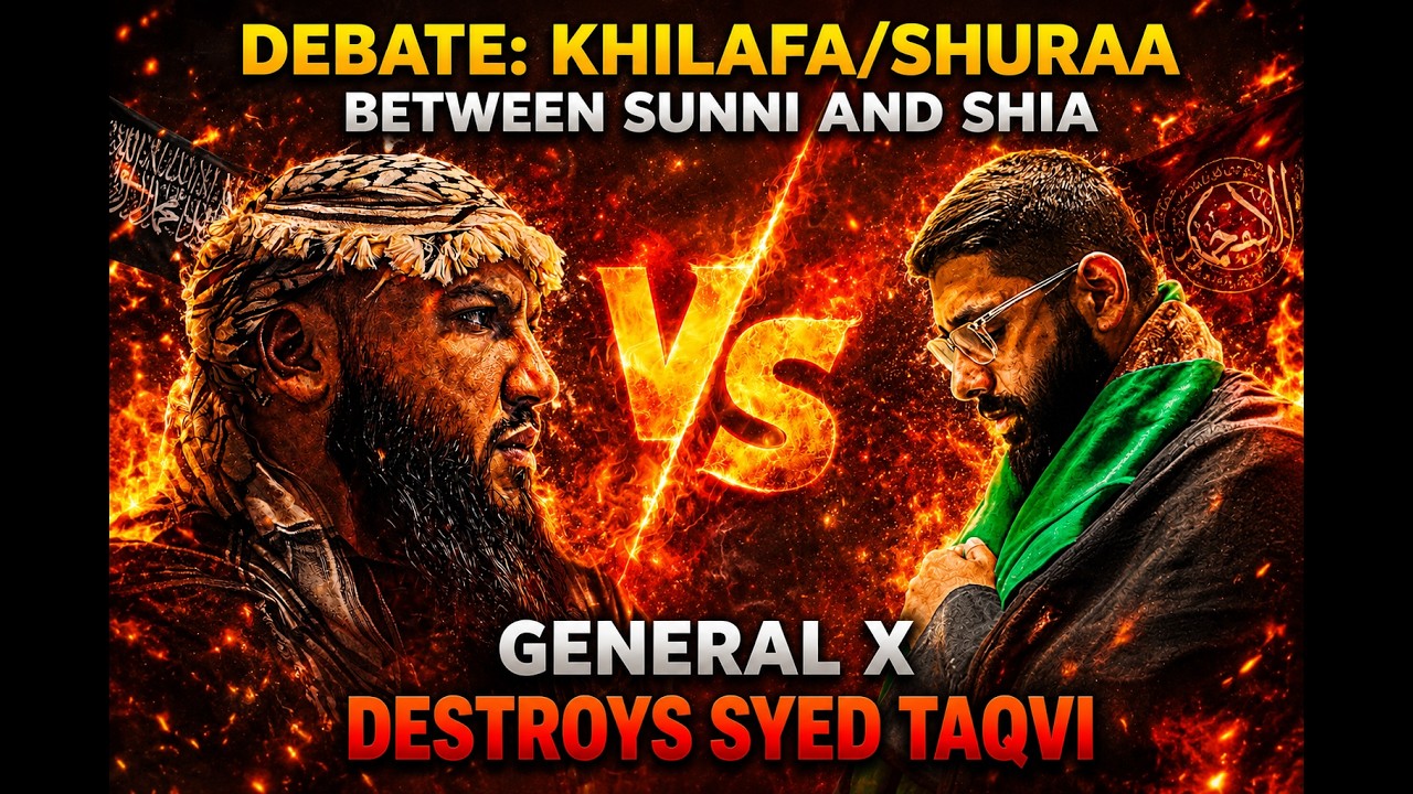 GENERAL VS SYED TAQVI DEBATE ON KHILAFAH (GENERAL X ABSOLUTELY DESTROYS SYED TAQVI)