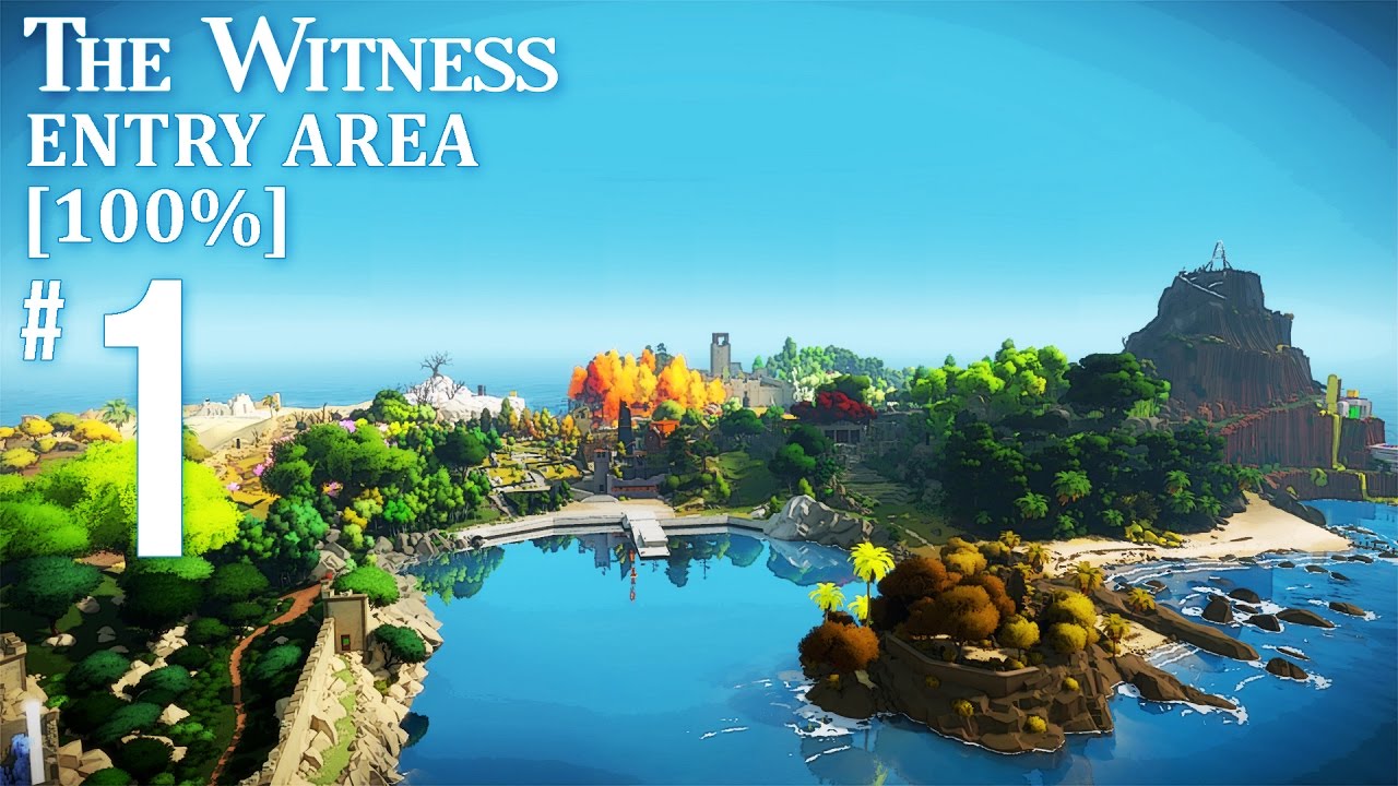 The Witness [100%] Platinum Trophy Gameplay Walkthrough Part 1 - Entry Area