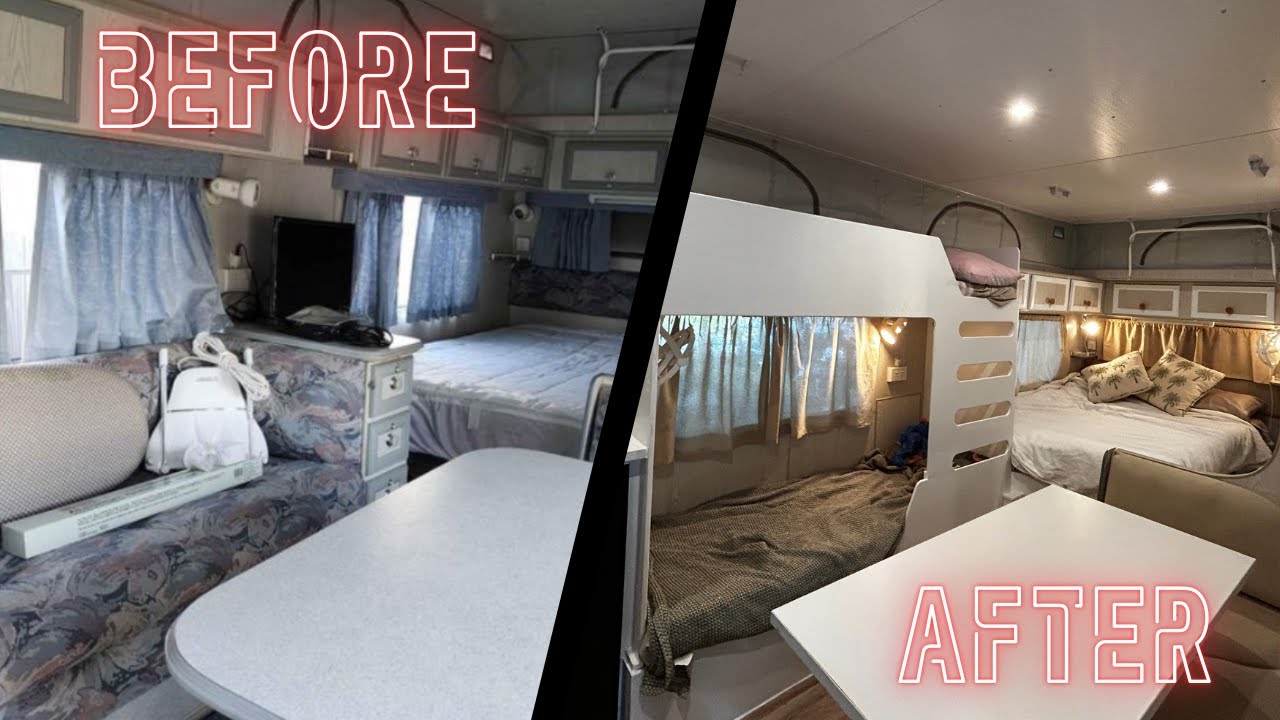 From Drab to Fab: My 30-Year-Old Pop Top Caravan Makeover Adventure| Sully's Shed