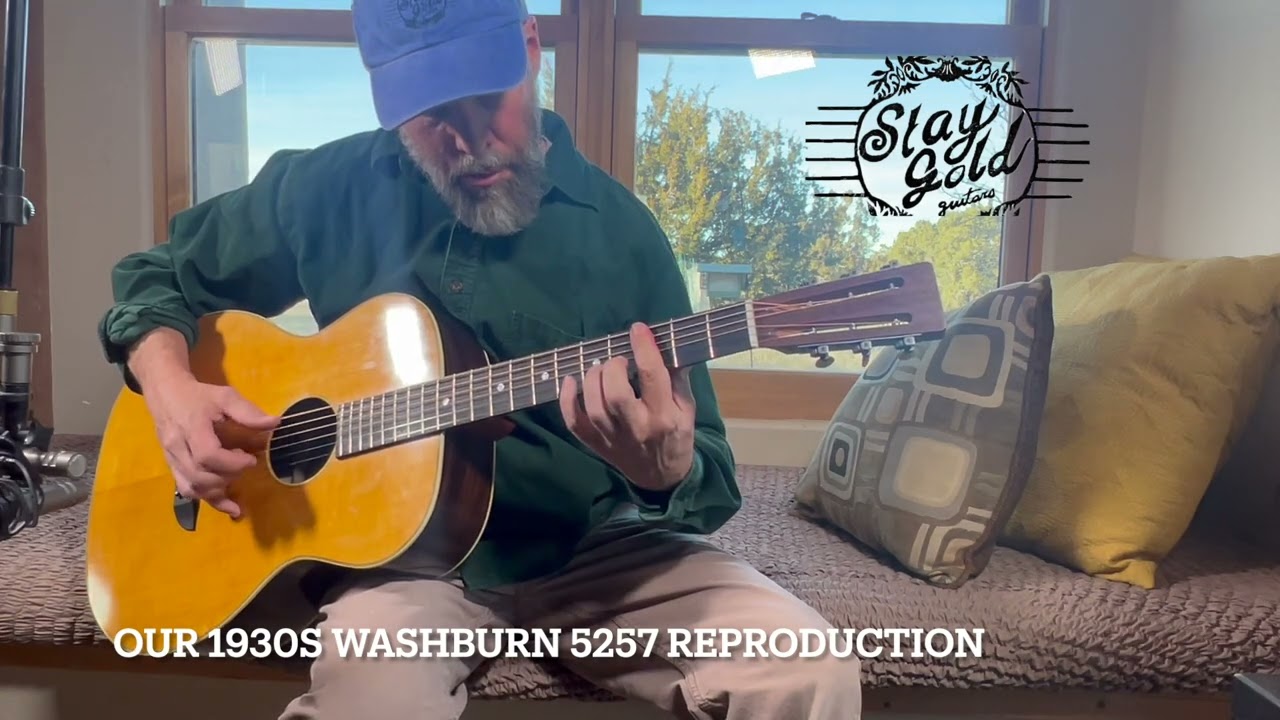 Fingerpicking Our New 12 Fret/Slothead Build (1930s Washburn Reproduction)