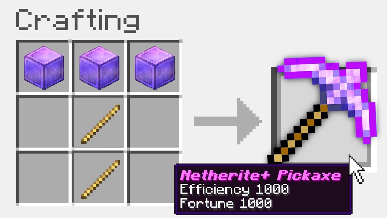 Minecraft UHC but I added a *NEW* Netherite Block Pickaxe..