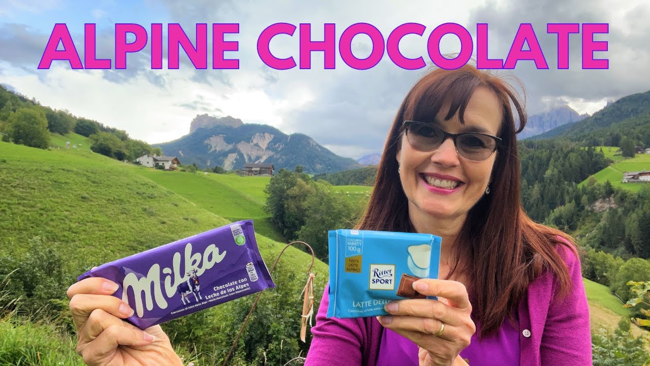 Chocolate Taste Test in the Italian Alps #milka #rittersport