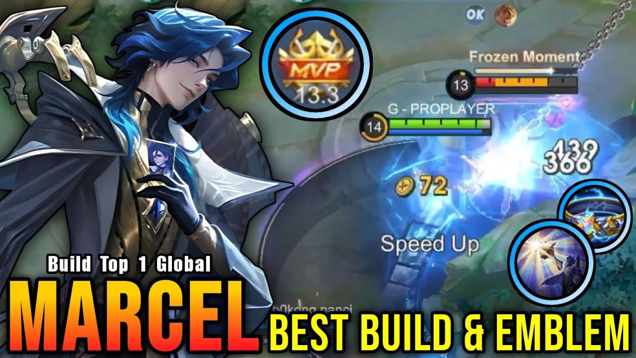 The Next META!! New Hero Marcel Best Build and Emblem!! - Build Top 1 Global Marcel ~ MLBB
