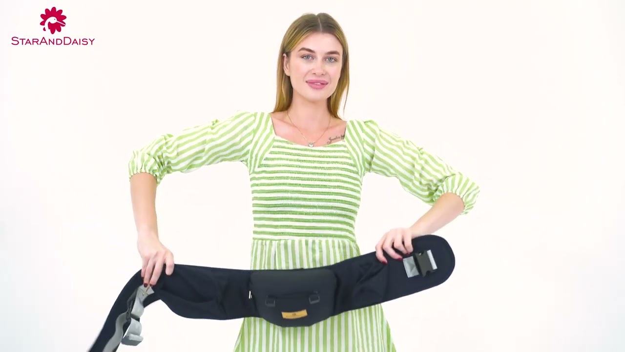 StarAndDaisy Little Hug Baby Carrier | 9-in-1 Carrying Positions + Hip Seat Comfort for 0–36 Months