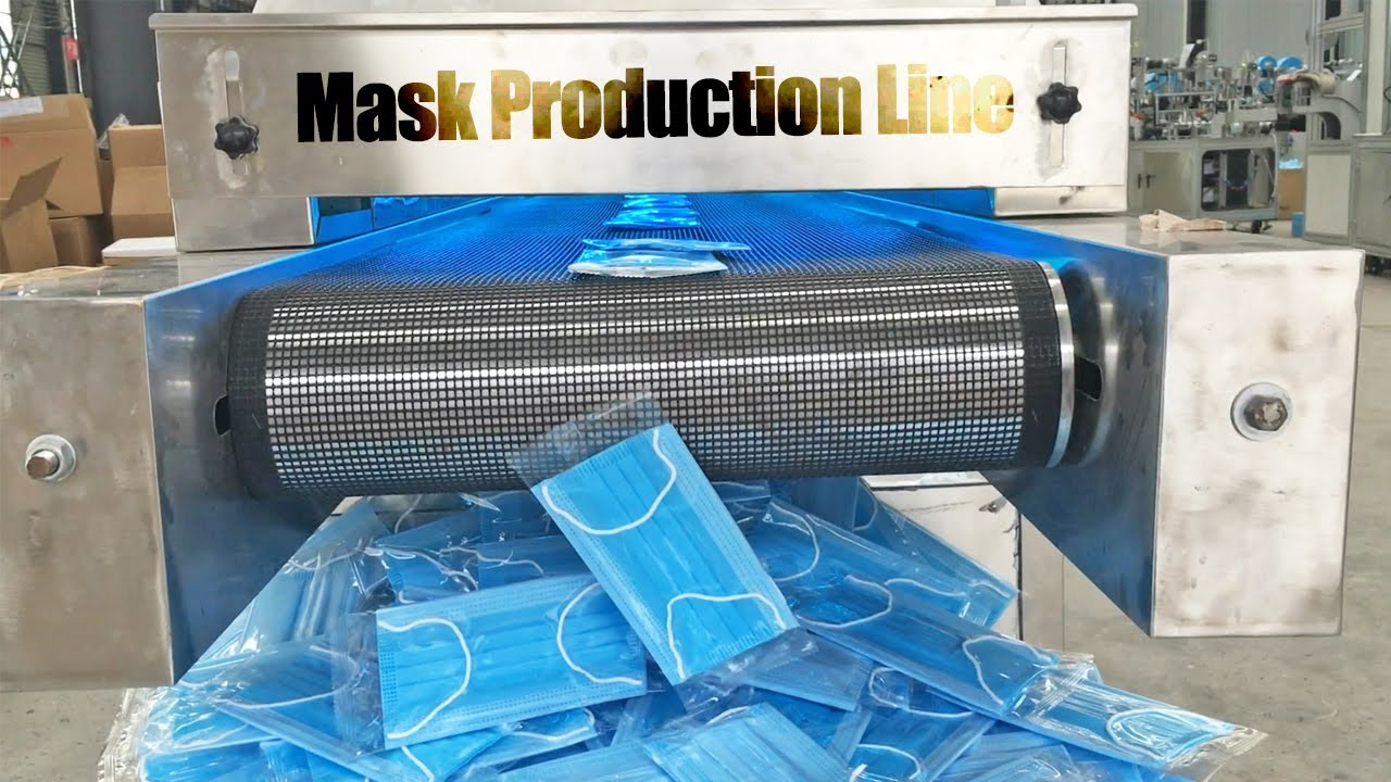 3ply Surgical Mask Making Machine With Packing & Sterilization Machine (2021)