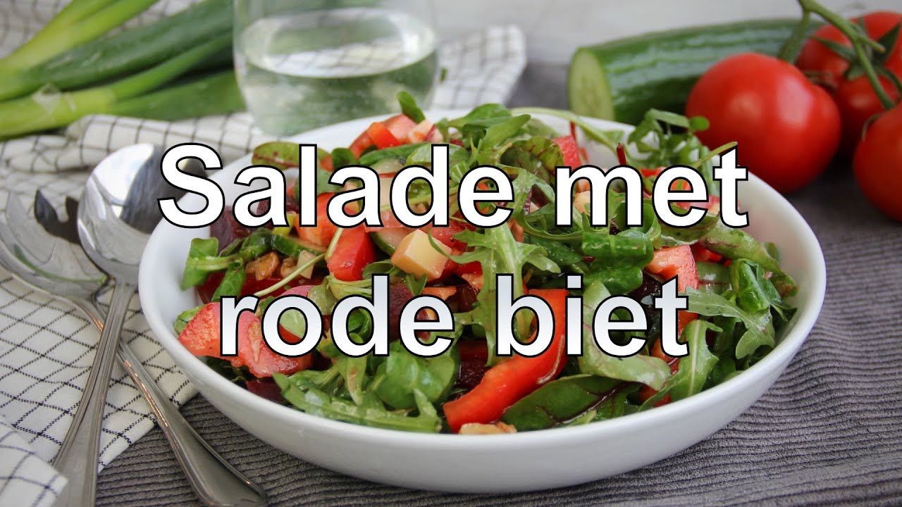 Salade met rode biet recept