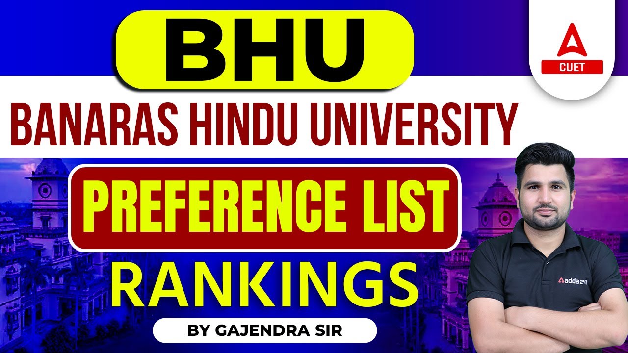 Banaras Hindu University Counseling | How to Fill Preference List✅| 100% Accurate | BHU Counseling 🔥