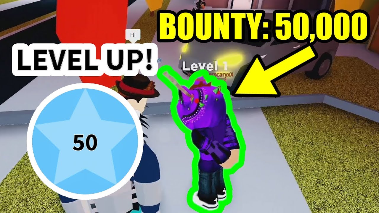 ARRESTING 50000 BOUNTY PLAYER for LEVEL 50 POLICE... | Roblox Jailbreak