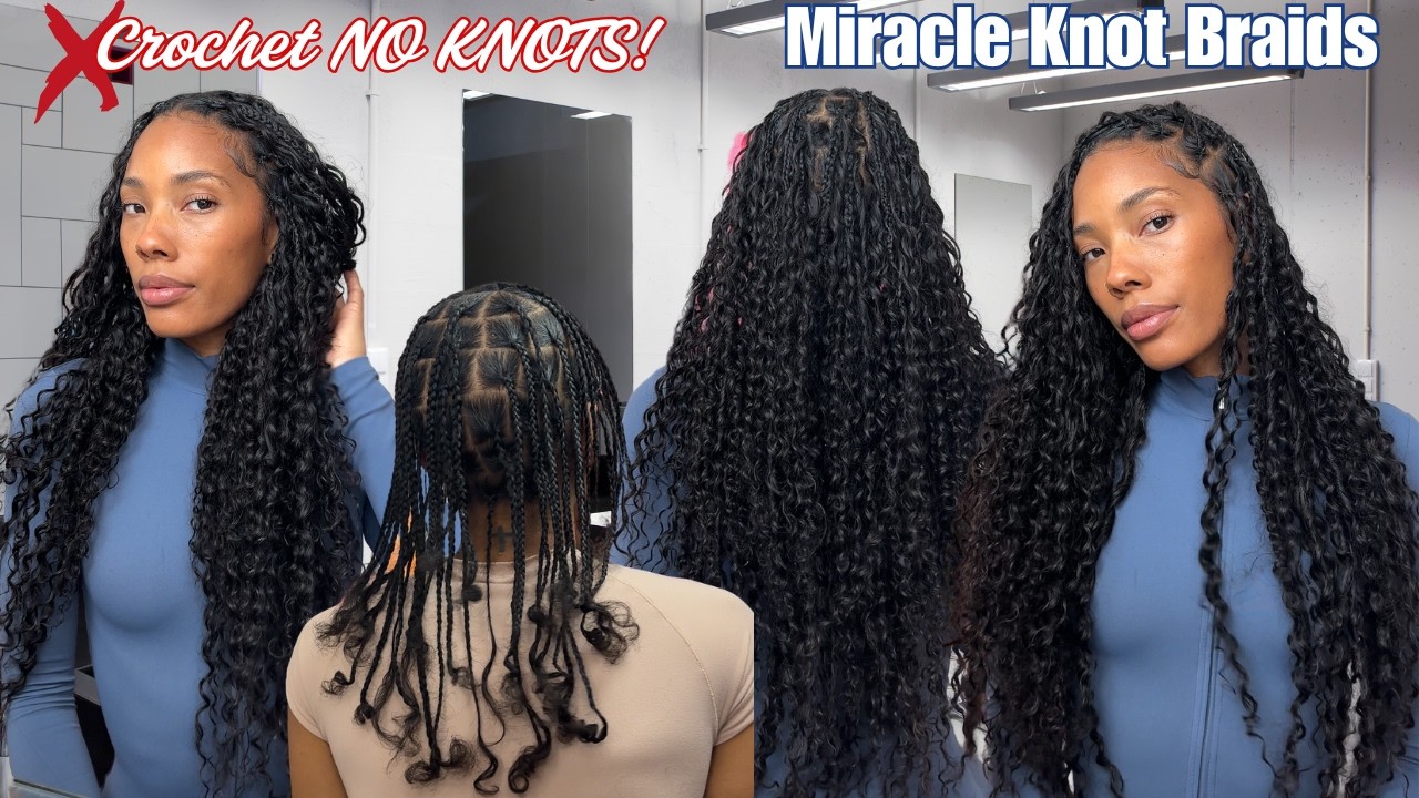Бесшовные косички Miracle Knot для тонких волос | Вязание крючком из натуральных волос от YWigs