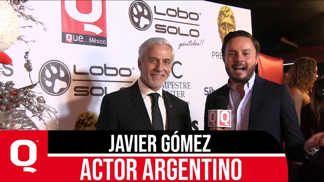 Entrevista  al Actor Argentino Javier Gómez en los Premios de la Revista Q