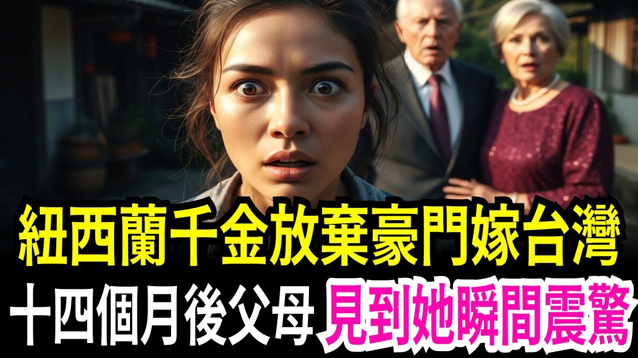 紐西蘭企業繼承人放棄一切嫁到台灣鄉下。斷絕關係十四個月後,父母親眼目睹女兒驚人的變化