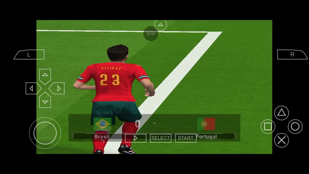 Eufui fazer um amistoso no bombapatch 2026 entre Brasil x Portugal ir o placar foi Brasil1x3Portugal