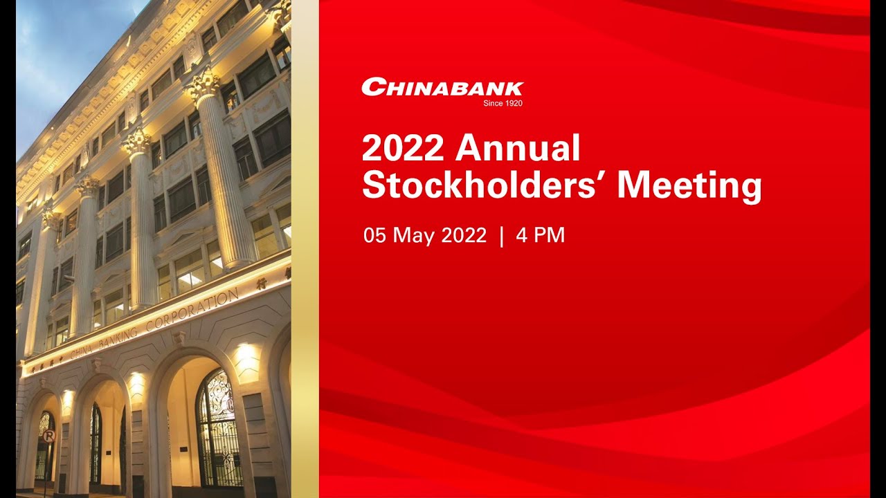 China Bank 2022 Annual Stockholders' Meeting