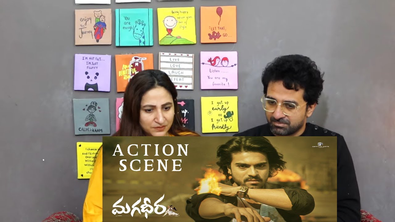 Pak reacts to Magadheera Pre-Interval Action Scene | Ram Charan, Kajal Aggarwal, DevGill, SriHari
