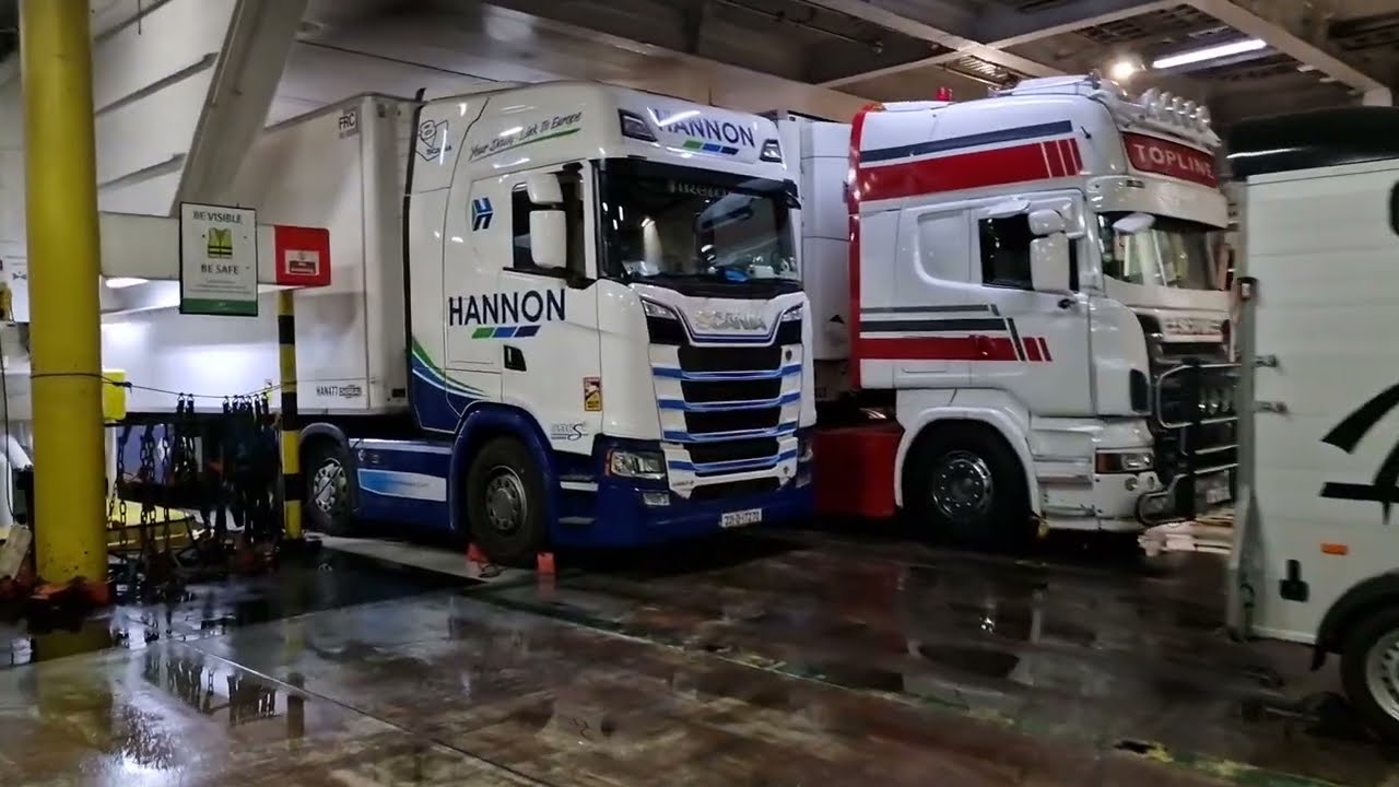 Holyhead Wales Ferry Crossing To Dublin Ireland With Irish Ferries