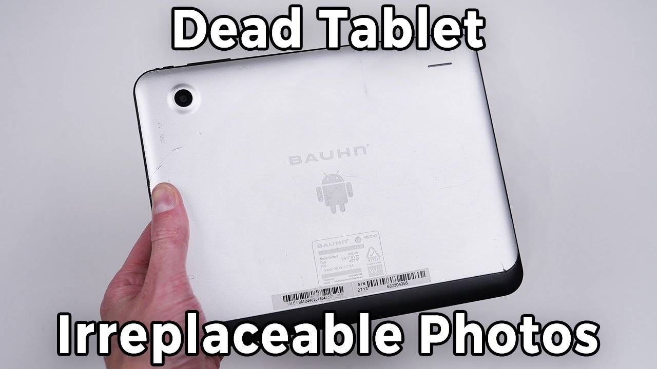Repairing This Tablet To Recover Photos Of Their Deceased Son