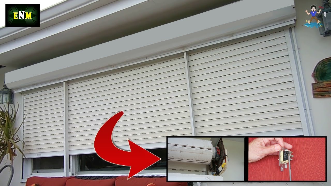 Roll Up Hurricane Storm Shutter Repair (Rolladen)