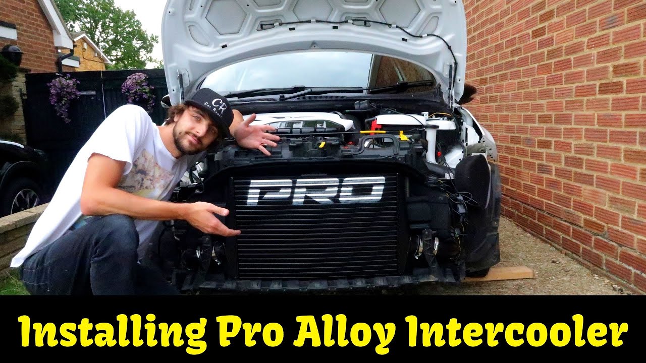 Pro Alloy Curved Intercooler Install - Fiesta ST180