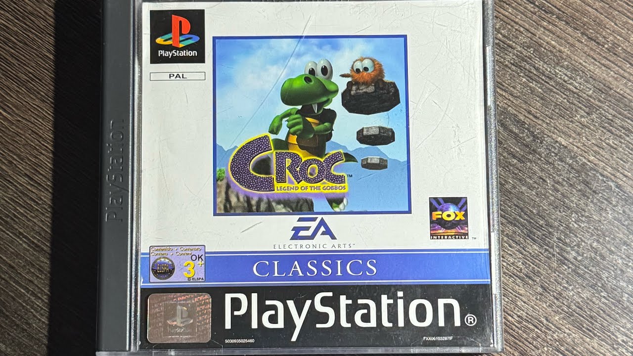 CROC LEGEND OF THE GOBBOS FOR PLAYSTATION (Unboxing)