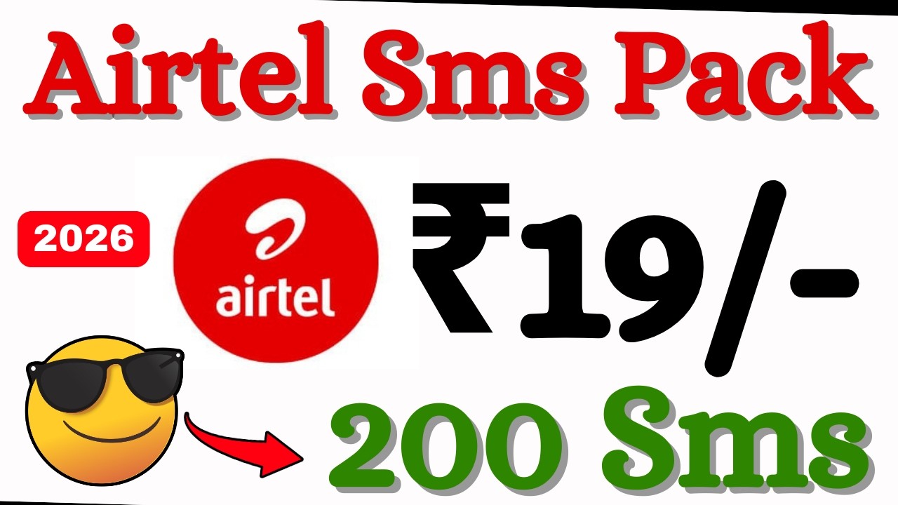 Airtel New sms pack plan 😱 | airtel ka sms pack recharge new plan | airtel ka sms pack recharge plan