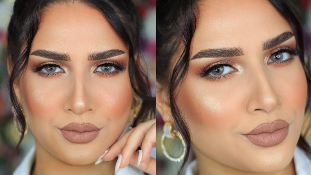 مكياج ناعم للخروجات الشيك والمناسبات هيظهر جمال ملامحك ✨🤎