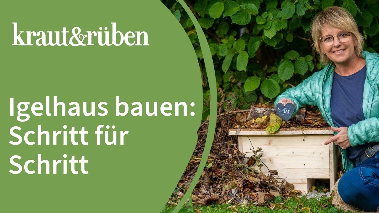 Igelhaus selber bauen 🦔 | Eine Schritt f&uuml;r Schritt-Anleitung
