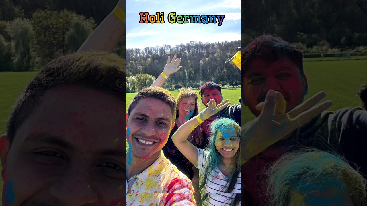 INCREDIBLE !! Holi IN GERMANY!! 