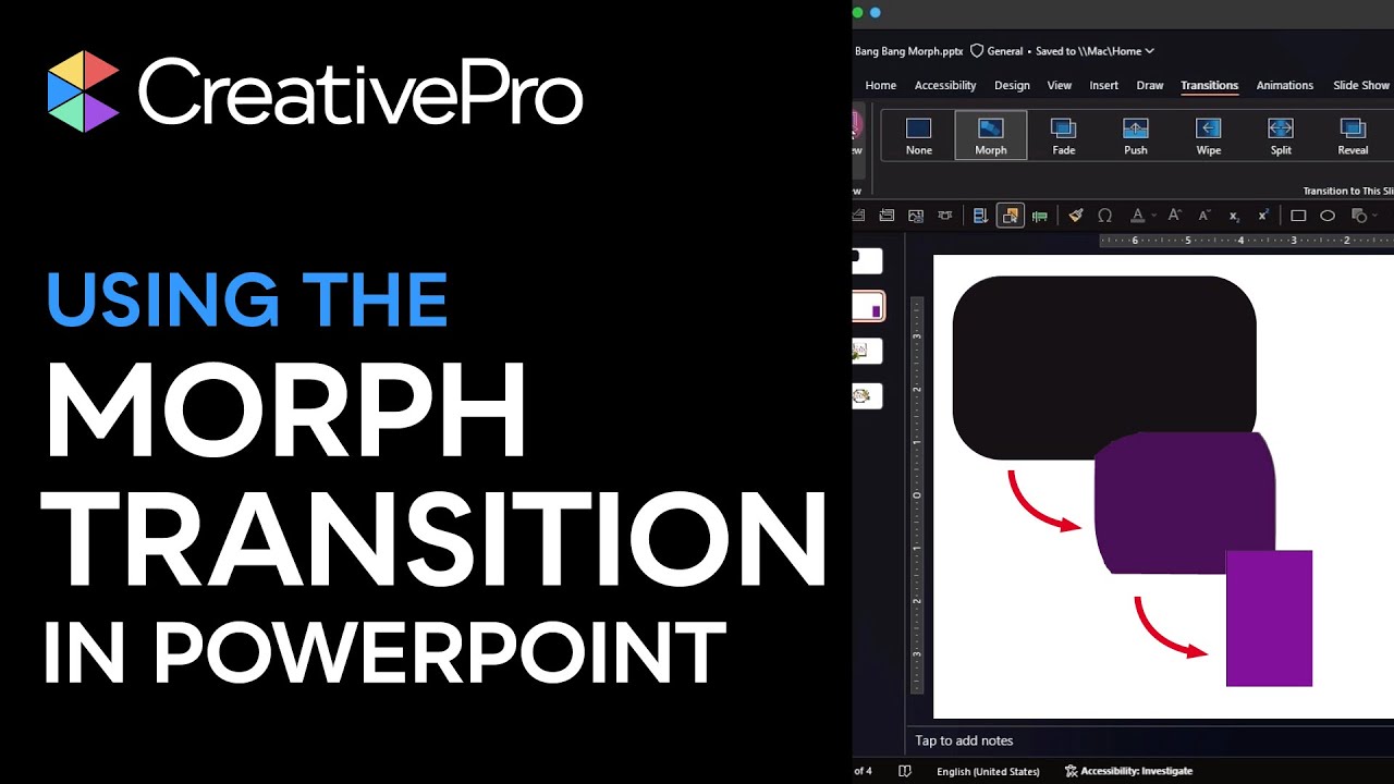 PowerPoint: Using the Morph Transition (Video Tutorial)
