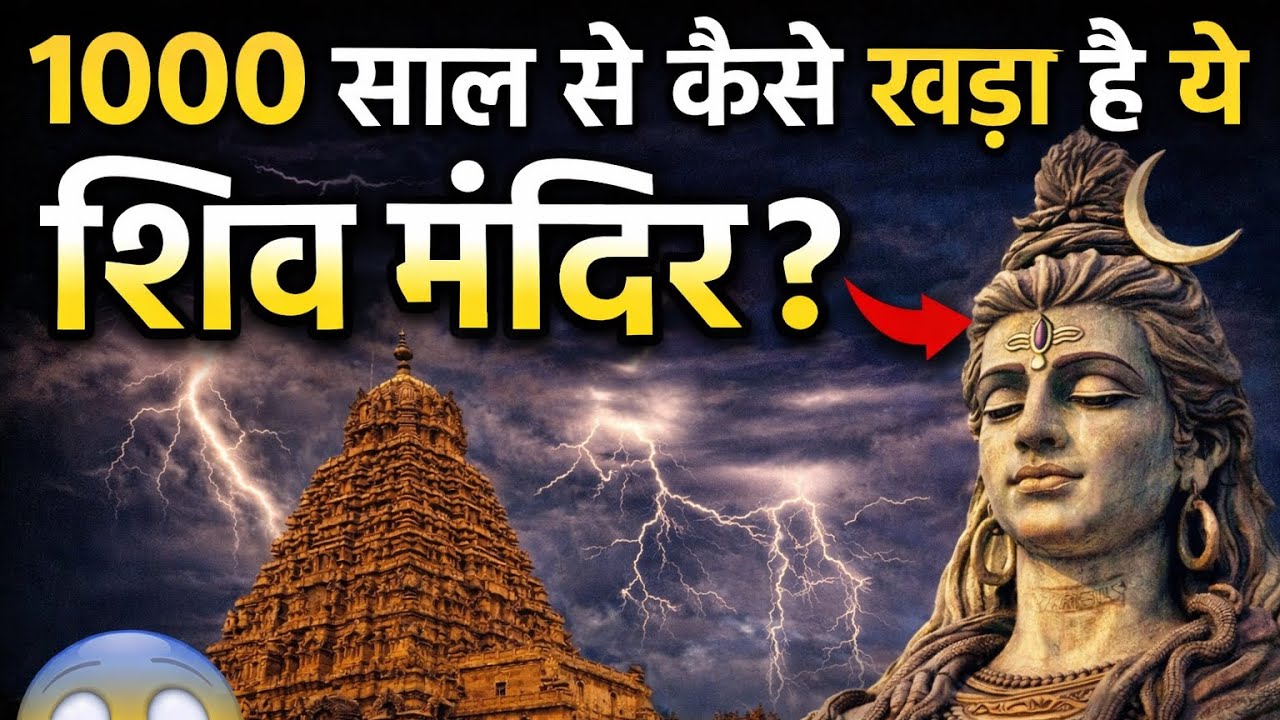 1000 साल से कैसे खड़ा है ये शिव मंदिर? 😱 जानिए इसका चौंकाने वाला रहस्य! #facts 