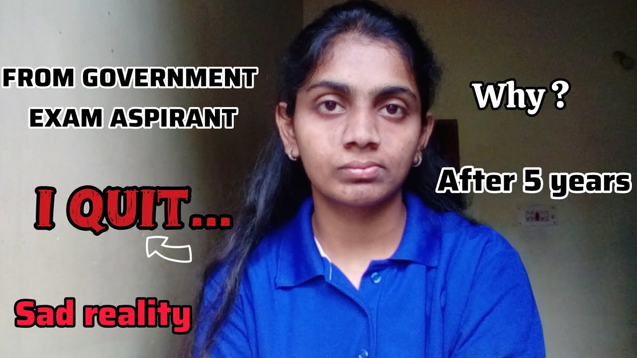 Government exam aspirants we have to know when to quit 🥲🤕