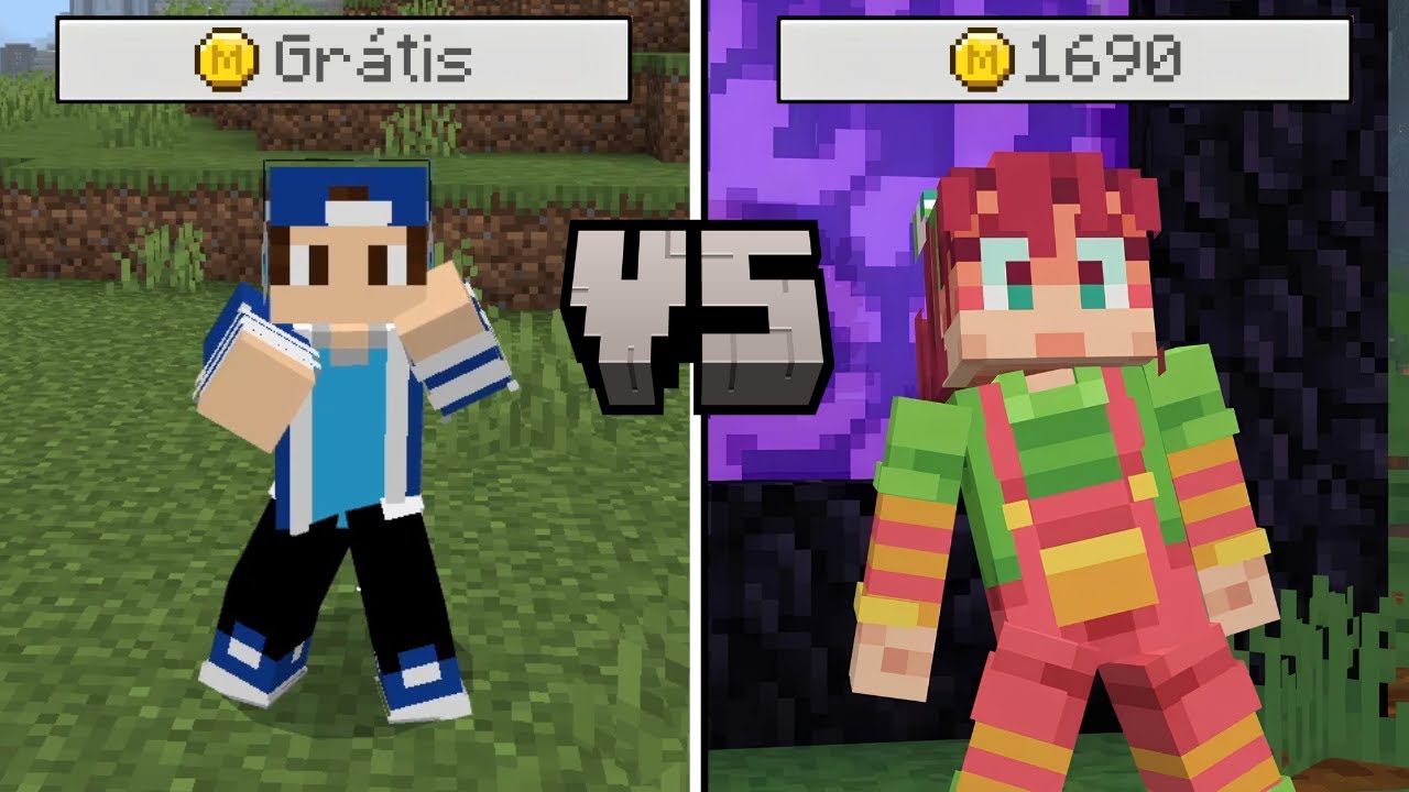 ADDONS GRÁTIS VS ADDONS DA MARKETPLACE - MINECRAFT BEDROCK ADDON MARKETPLACE