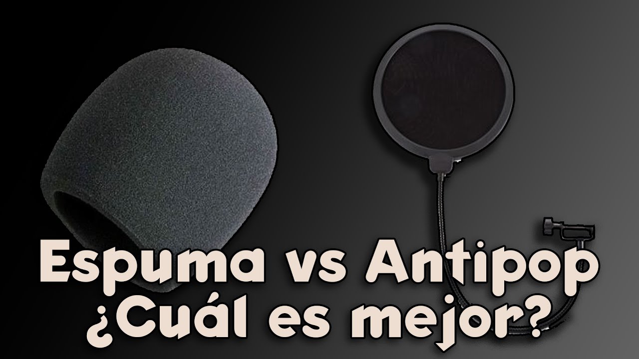 Cual FILTRO ANTIPOP es MEJOR: TELA vs ESPUMA