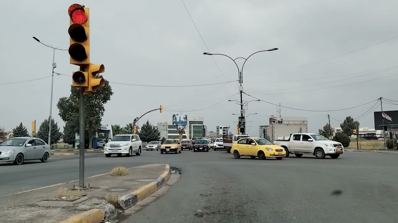 شوارع مدينة الموصل الجانب الأيسر والايمن