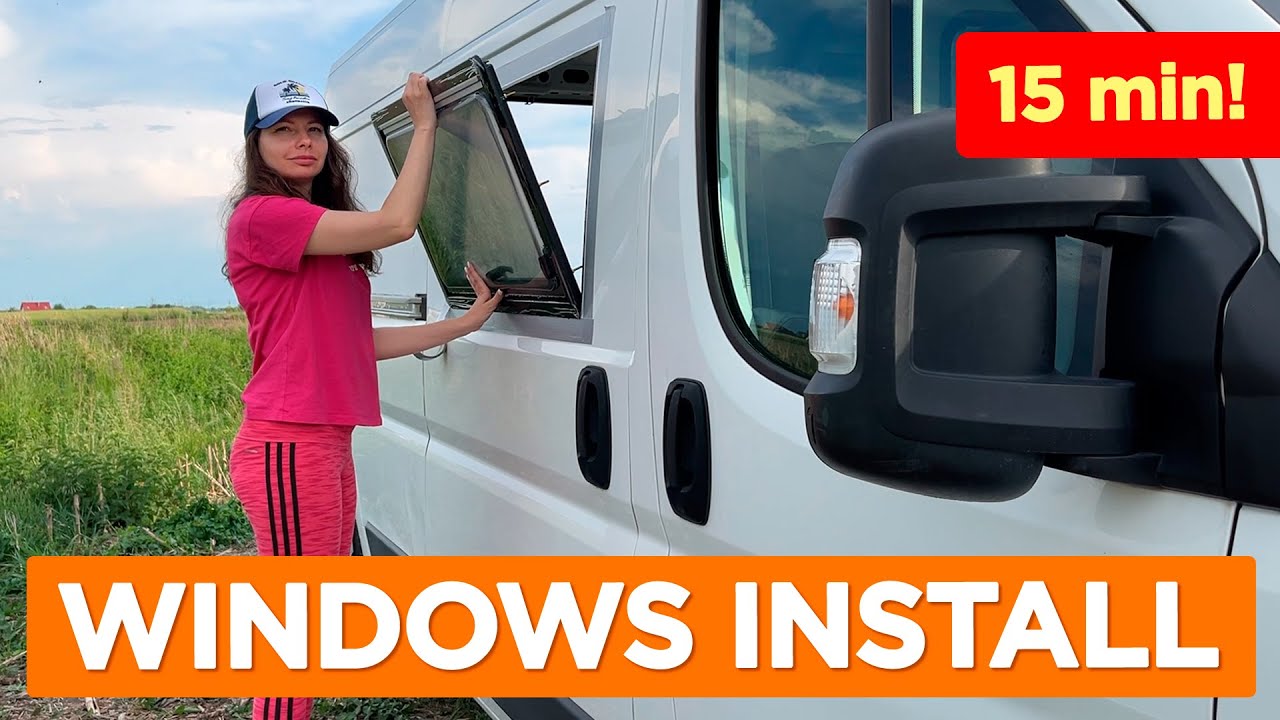 Installing Dometic Windows in a Camper Van | Ducato Jumper Boxer Conversion